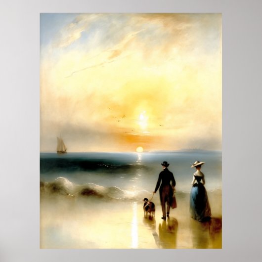 Walk on the beach poster (Vorne)