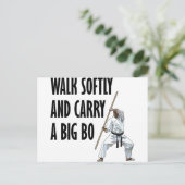 Walk Softly Bo Postkarte (Stehend Vorderseite)