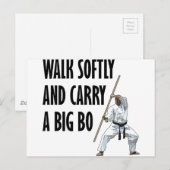 Walk Softly Bo Postkarte (Vorne/Hinten)
