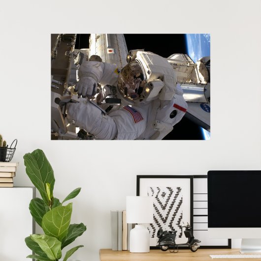 Walk (STS-119) Poster (Heimbüro)