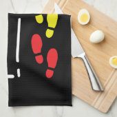 Walk Tall Geschirrtuch (Viertel Falte)