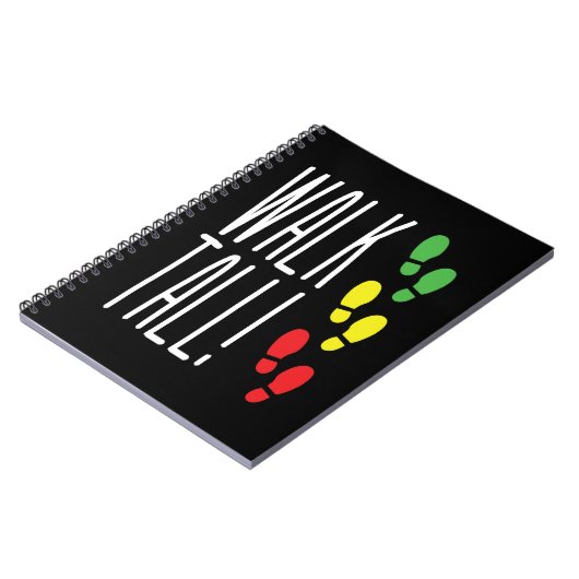 Walk Tall Notizblock (Linke Seite)