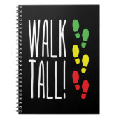 Walk Tall Notizblock (Vorderseite)