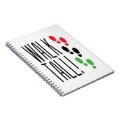 Walk Tall Notizblock (Rechte Seite)