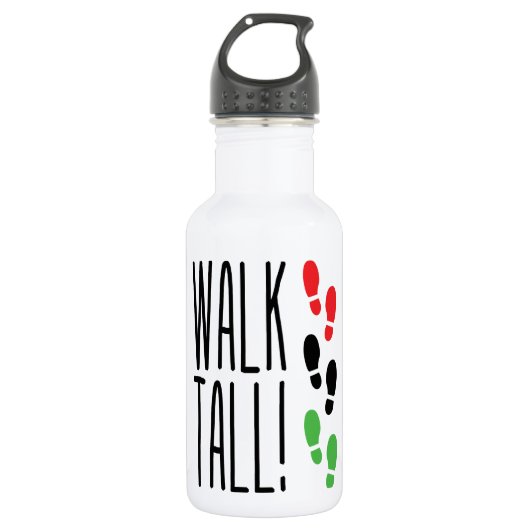 Walk Tall Trinkflasche (Vorderseite)