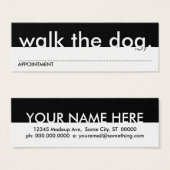 Walk the Dog. (Appoincard) (Vorne & Hinten)