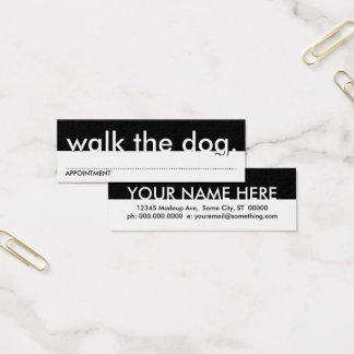 Walk the Dog. (Appoincard)
