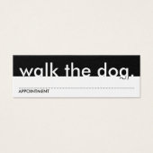 Walk the Dog. (Appoincard) (Vorderseite)