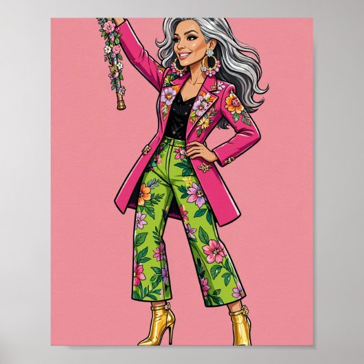 Walk This Way Frau Poster (Vorne)