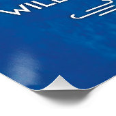 "Walk Through Fire" Isaiah 43:2 Bibel Verse Poster (Ecke)