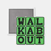 Walkabout, Australian Adventure Magnet (Vorderseite/Rückseite)
