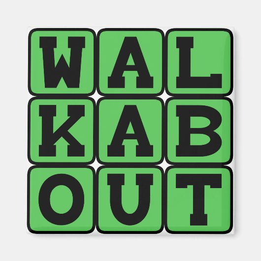 Walkabout, Australische Abenteuer Magnet (Vorne)