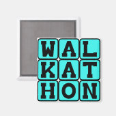 Walkathon, Spendenveranstaltung Magnet (Vorderseite/Rückseite)