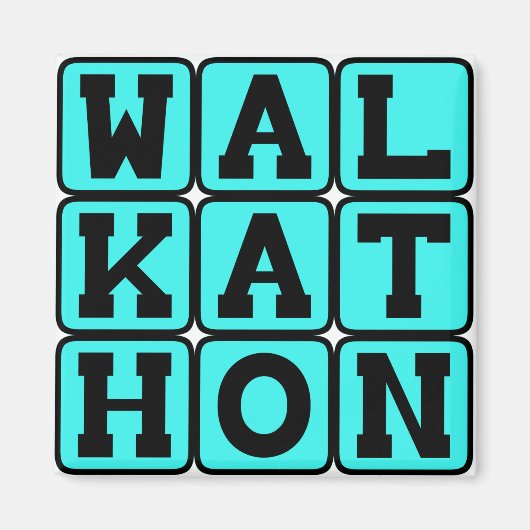Walkathon, Spendenveranstaltung Magnet (Vorne)