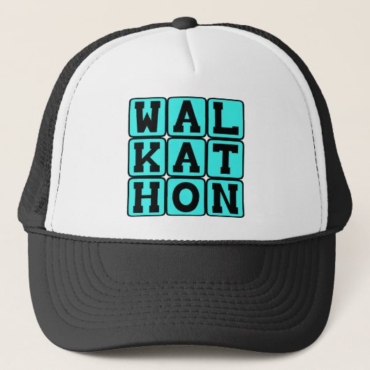 Walkathon, Spendenveranstaltung Truckerkappe (Vorderseite)
