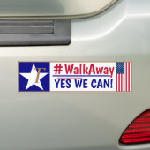 #Walkaway YES WIR KÖNNEN! Autoaufkleber (Auf Auto)