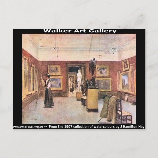 Walker Art Gallery, William Brown St., Liverpool. Postkarte (Vorderseite)