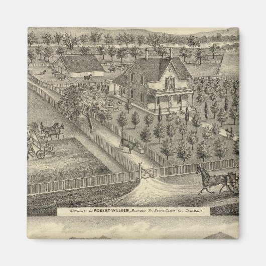 Walker, Ball Residenzen Magnet (Vorne)