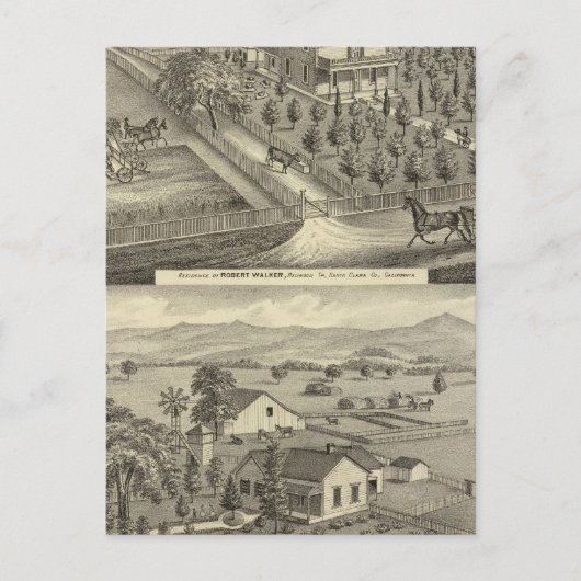 Walker, Ball Residenzen Postkarte (Vorderseite)