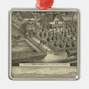 Walker, Ball Residenzen Silbernes Ornament