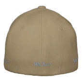 Walker bestickter Name Bestickte Baseballkappe (Rückseite)
