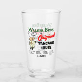 Walker Bros. Illinois, das Original Pancake House. Glas (Rückseite)