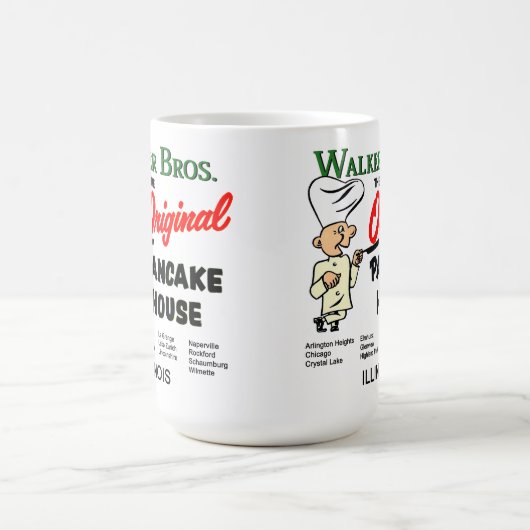 Walker Bros. Illinois, das Original Pancake House. Kaffeetasse (Mittel)