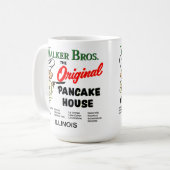 Walker Bros. Illinois, das Original Pancake House. Kaffeetasse (Vorderseite Links)