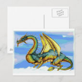 Walker der Cloud Postkarte (Vorne/Hinten)