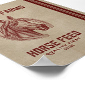 Walker Farms Pferdefuttersack Poster (Ecke)