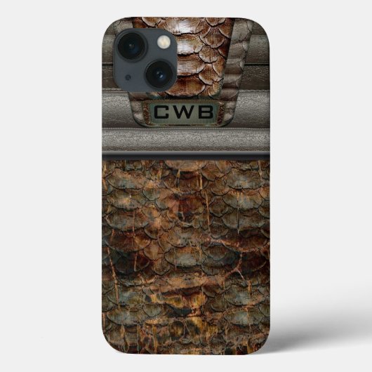 Walker Hiker Cool Monogram Case-Mate iPhone Hülle (Rückseite)