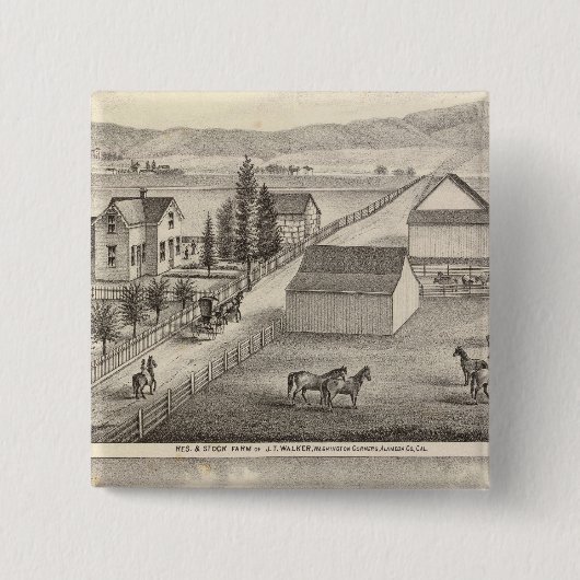 Walker, Knittel-Residenzen, Bauernhöfe Button (Vorderseite)