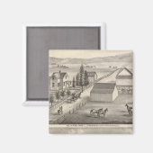 Walker, Knittel-Residenzen, Bauernhöfe Magnet (Vorderseite/Rückseite)