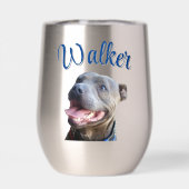 Walker Name mit Staffy Bull Terrier, (Rückseite)