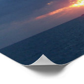 Walker von Key West Tightrope bei Sunset Poster (Ecke)