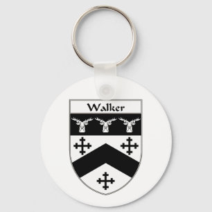 Walker-Wappen/Familienwappen Schlüsselanhänger