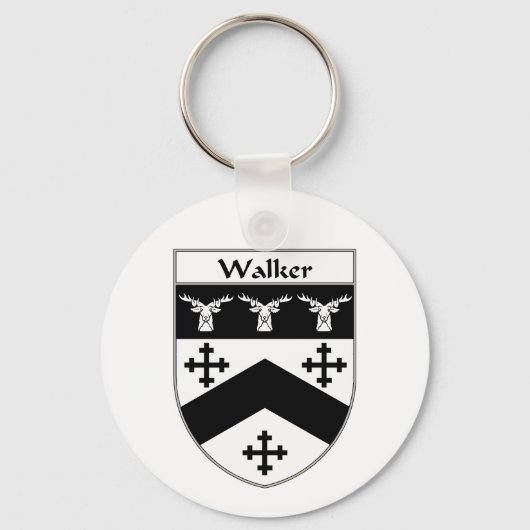 Walker-Wappen/Familienwappen Schlüsselanhänger (Vorderseite)