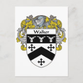Walker-Wappen (mantled) Postkarte (Vorderseite)
