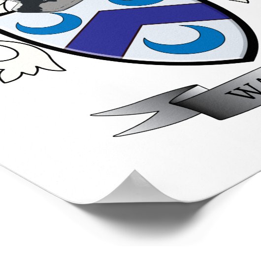 Walker-Wappen Poster (Ecke)