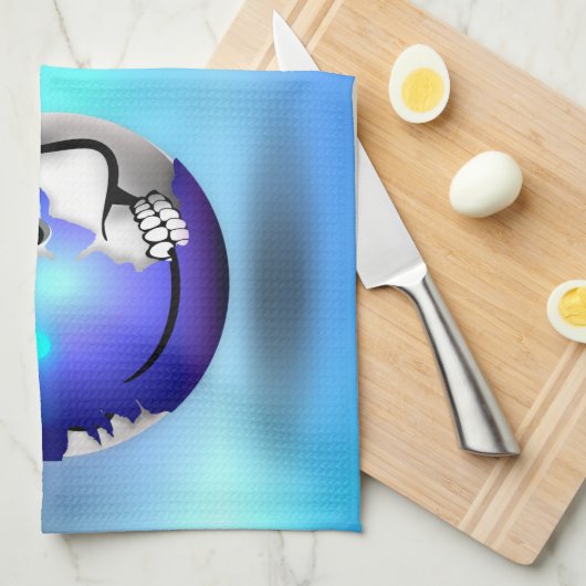 Walkermoji-Kochwäsche Geschirrtuch (Viertel Falte)