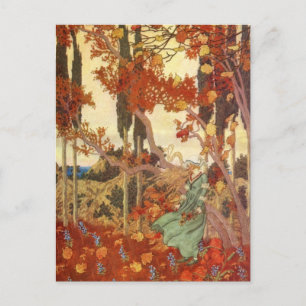 Walker's Natur- und Mythos-Illustrationen Postkarte