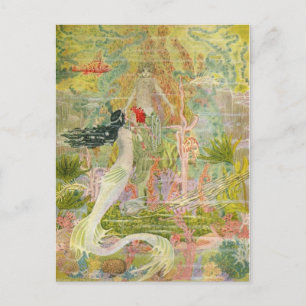 Walker's Natur- und Mythos-Illustrationen Postkarte