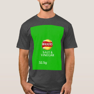 Walkers Salz Essig Crisps Design T-Shirt
