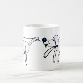 Walkies, Doggy. Kaffeetasse (Mittel)