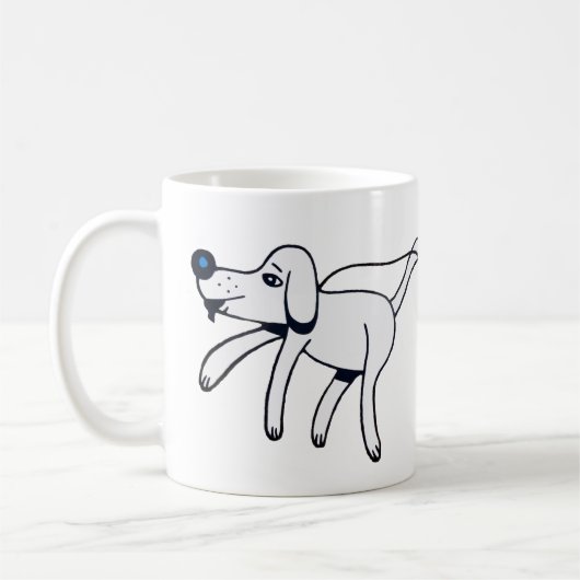 Walkies, Doggy. Kaffeetasse (Links)