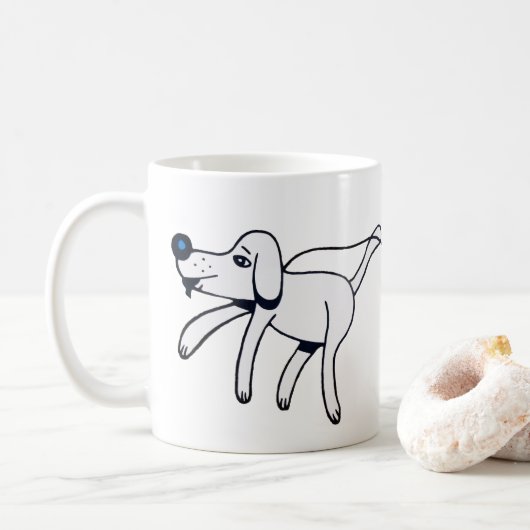 Walkies, Doggy. Kaffeetasse (Mit Donut)