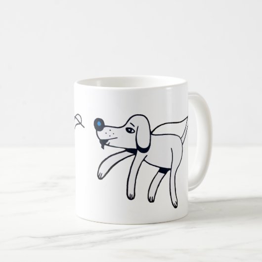 Walkies, Doggy. Kaffeetasse (VorderseiteRechts)