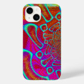 Walkin' On Sun Shine Psychedelic 3D Case-Mate iPhone Hülle (Rückseite)