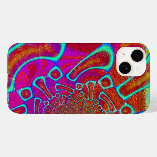 Walkin' On Sun Shine Psychedelic 3D Case-Mate iPhone Hülle (Rückseite (Horizontal))