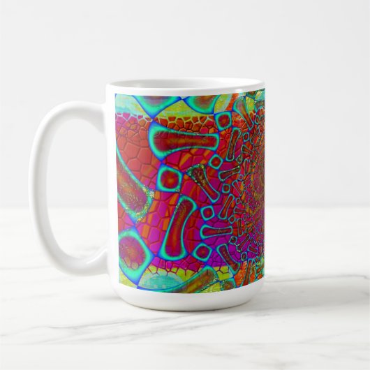 Walkin' On Sun Shine Psychedelic 3D Kaffeetasse (Links)